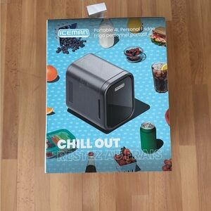 ICEMAN Portable 4L Personal Mini Fridge, New in a Box, Black